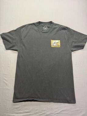 Last Call Co. Wake & Bake Skeleton Chef Graphic T-Shirt Black Medium